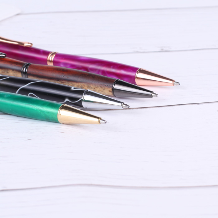 PKSL-6 Slimline Gold Twist Pen Kit