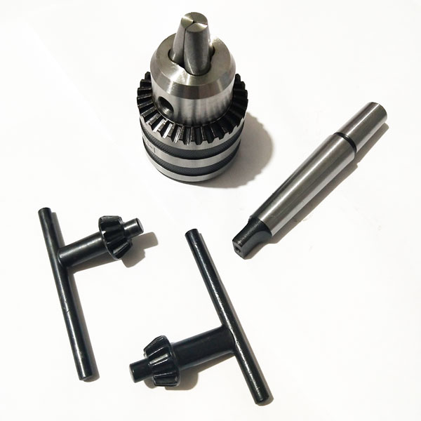 Drill Chuck 2MT/1MT for Lathes and Drill Presses With Two Keys