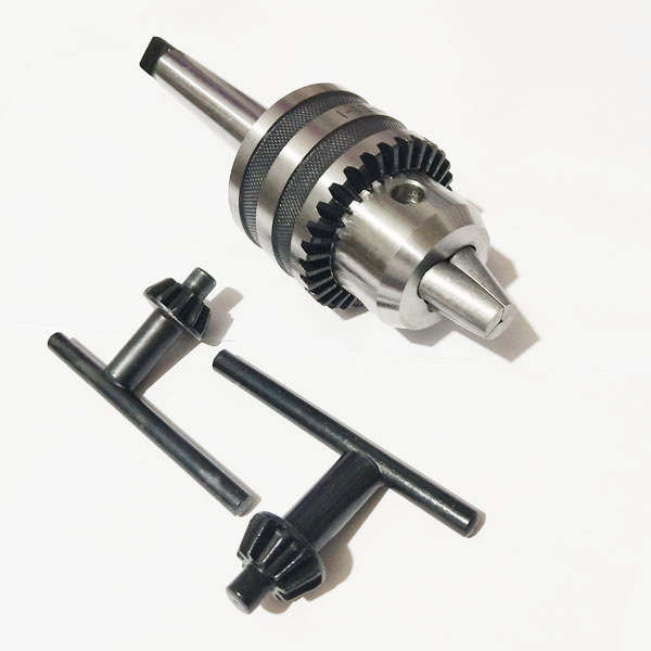 Drill Chuck 2MT/1MT for Lathes and Drill Presses With Two Keys