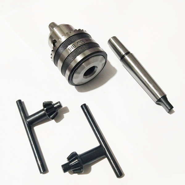 Drill Chuck 2MT/1MT for Lathes and Drill Presses With Two Keys