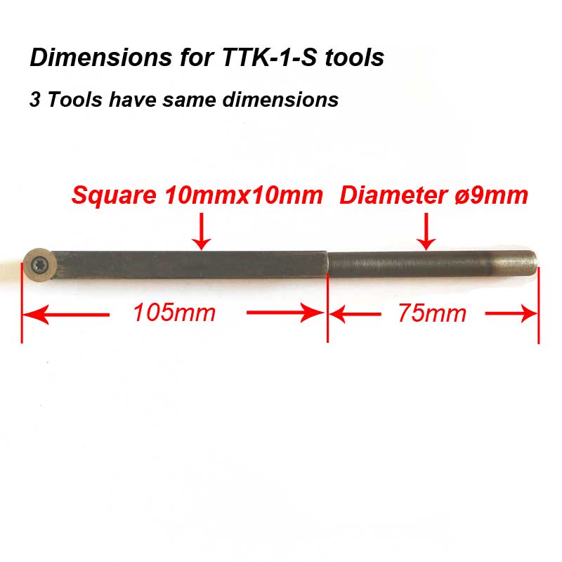 TTK-1-S S size length Turning Tool Kit