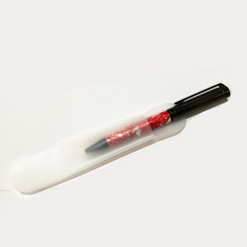 PCHP-1 Frosted Plastic Clear Pen Pouch Pack of 10