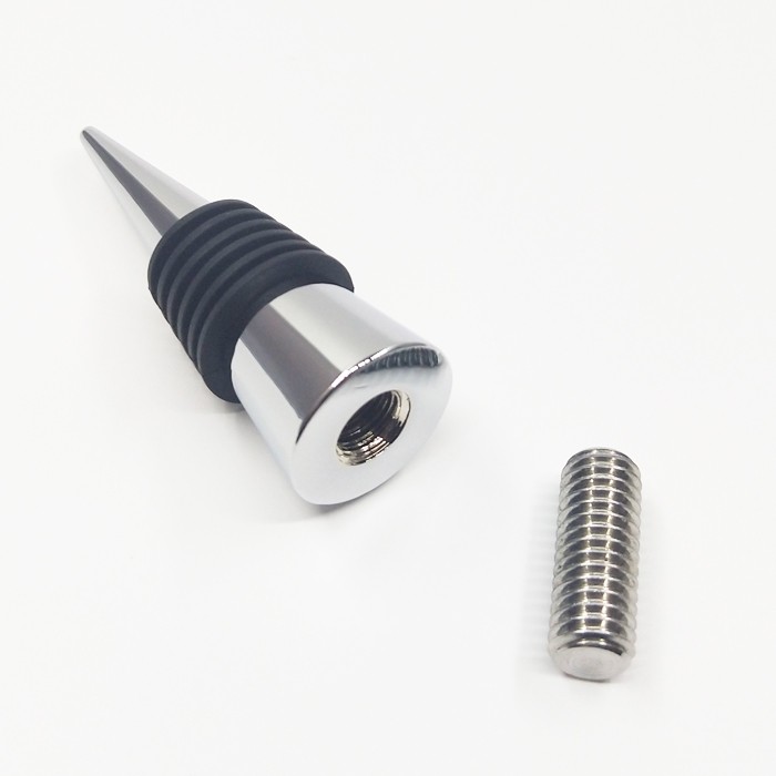 3/8“x16TPI Thread Classic Bottle Stopper wood turning projet kits in Chrome (Premium)