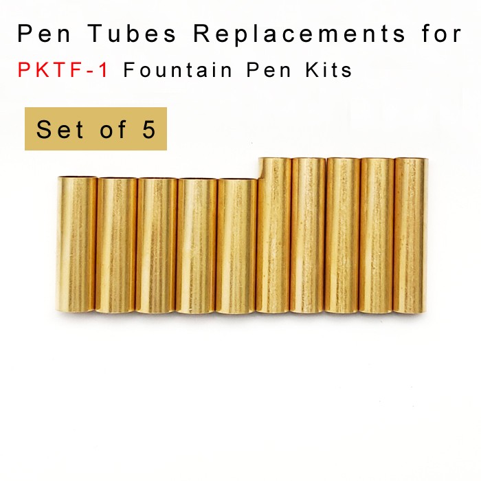 5 Sets Pen Tube Replacements for PKFT-1 Churchill Fountain Pen Kits