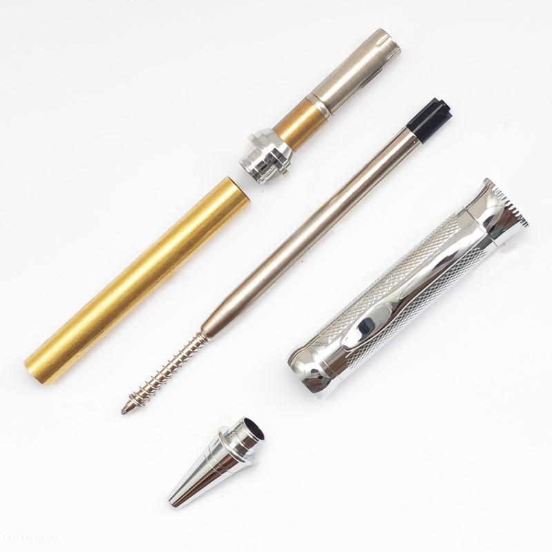 PKM-4 Gold Finish Ballpoint Twist Pen Turning Kits