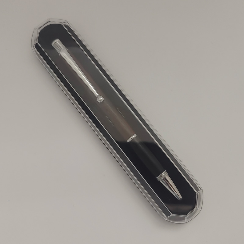 PBP-6 Multi-Rhombus Red Black base Clear Cover Pen Box