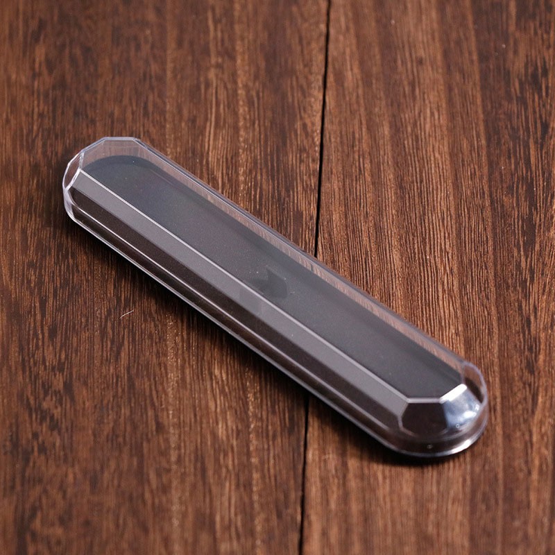 PBP-6 Multi-Rhombus Red Black base Clear Cover Pen Box