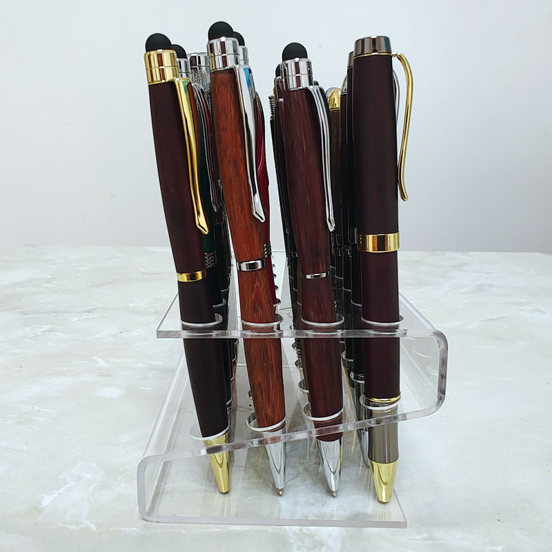 PS24-1 Acrylic S Shape Pen Stands / Displays - For 24 pens