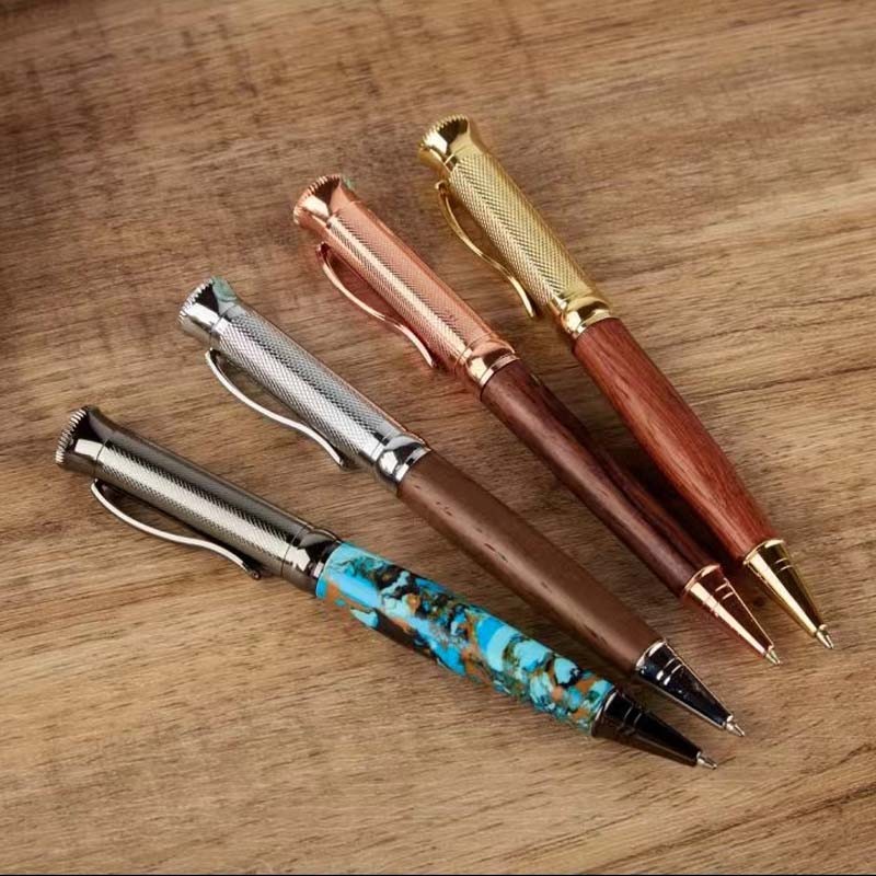 PKM-4 Gold Finish Ballpoint Twist Pen Turning Kits