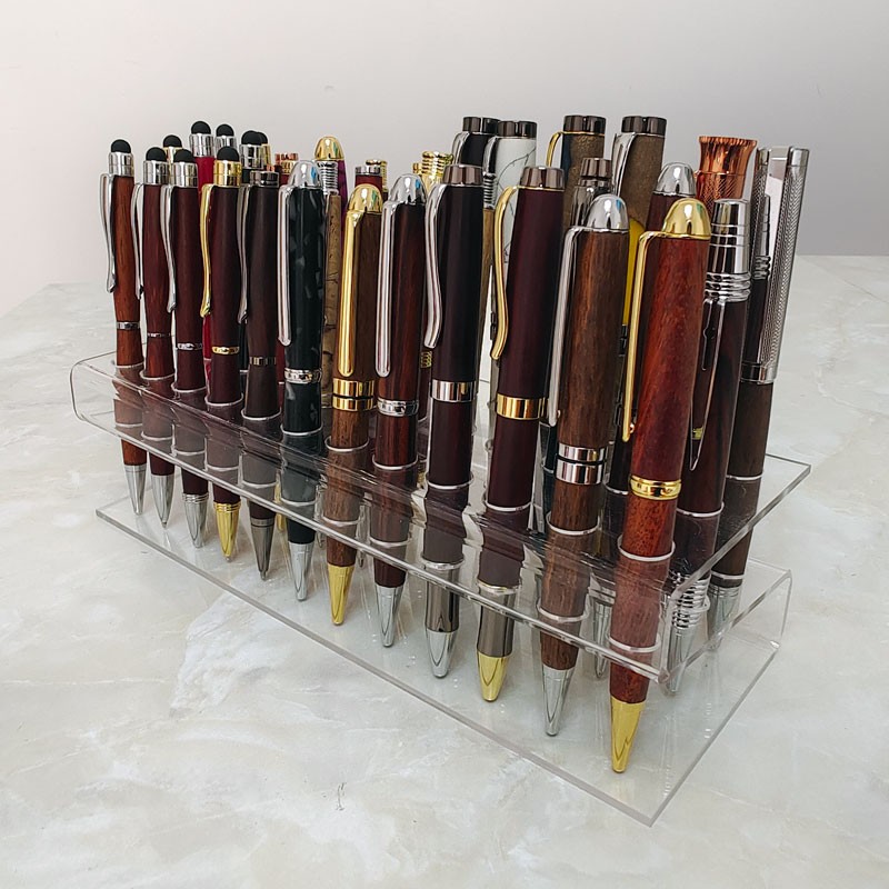 PS36-1 Acrylic S Shape Pen Stands / Displays - For 36 pens
