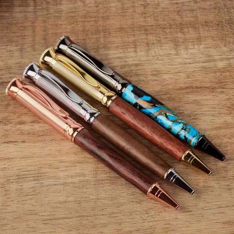 PKM-4 Gold Finish Ballpoint Twist Pen Turning Kits
