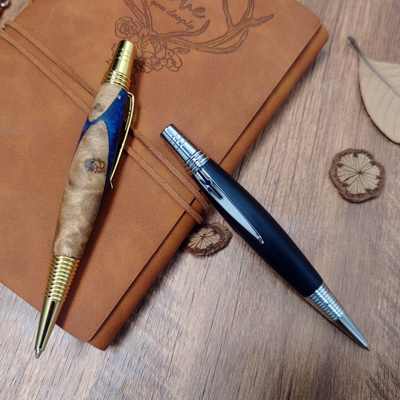 PKM-7 9.5mm（3/8"） Pen Kits Twist Type -in Gold Finish