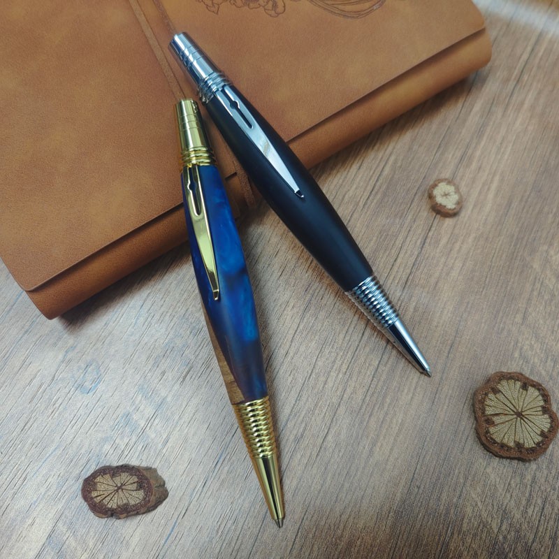 PKM-7 9.5mm（3/8"） Pen Kits Twist Type -in Gold Finish