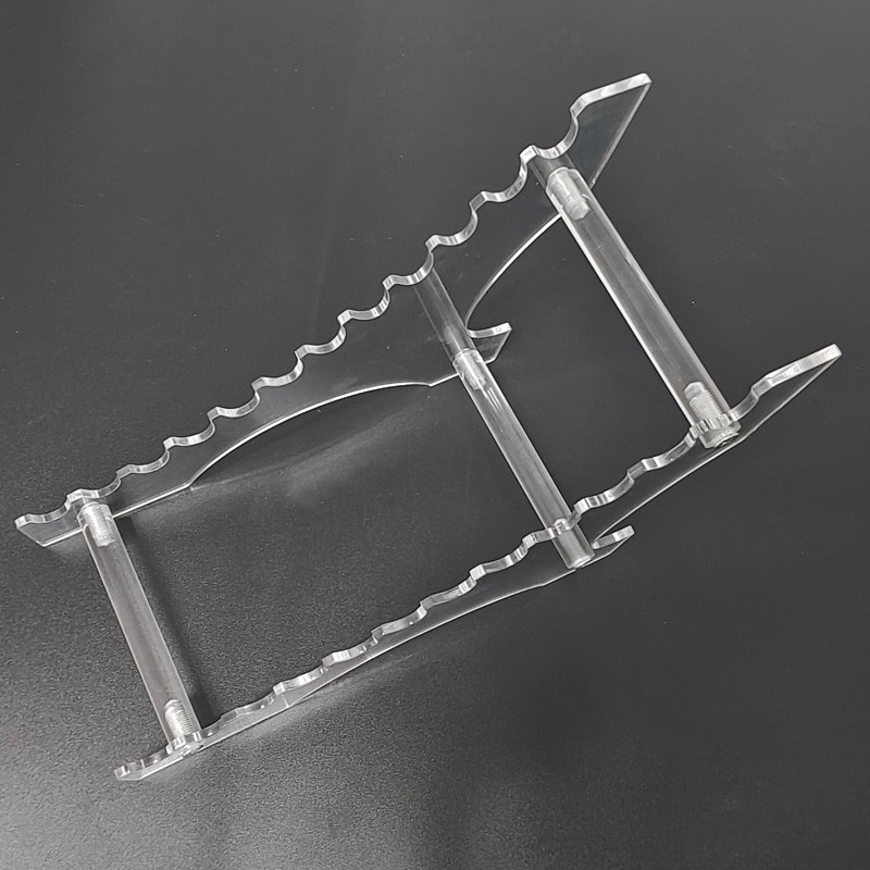 PS12-1 Acrylic High-end Stairway pen stands / displays - For 12 pens