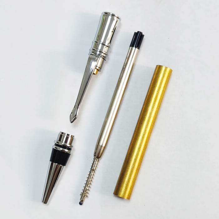 Executive Twist Ballpoint Pen Kit-Chrome